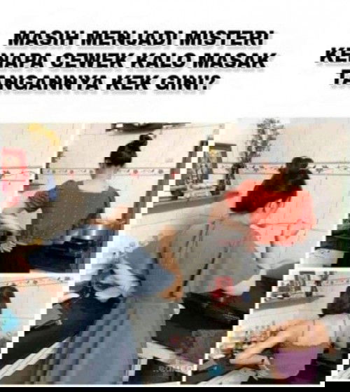 Tingkah lucu emak² masak