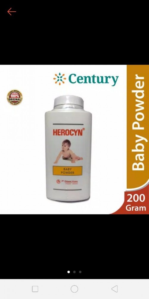 Bedak biang keringat bayi