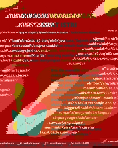 3 SIFAT ISTRI YANG JELEK TAPI ADA BAROKAHNYA