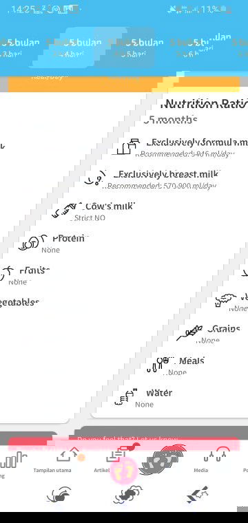 minum susu brp ml/hari