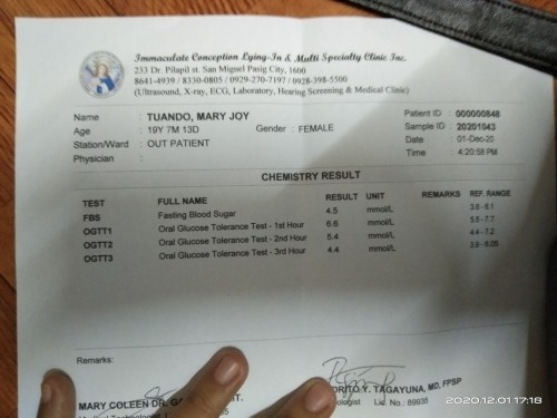 OGTT result