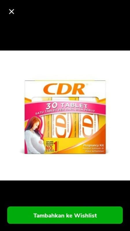 CDR suplemen kalsium