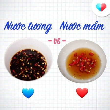 Nước mắm vs nước tương