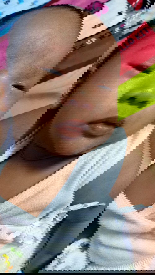 Not pregnant
First time mom po
Baby boy 1m9days