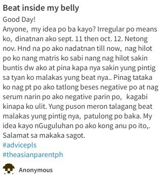 Beat inside my belly