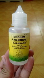 May baradong sipon si Baby