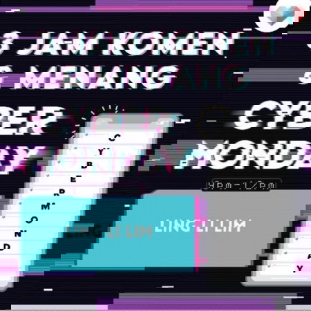 Tahniah kepada pemenang 3 Jam Komen & Menang!