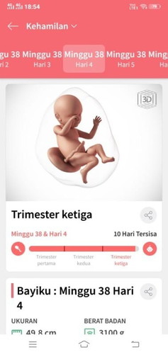 Persiapan mau lahiran.