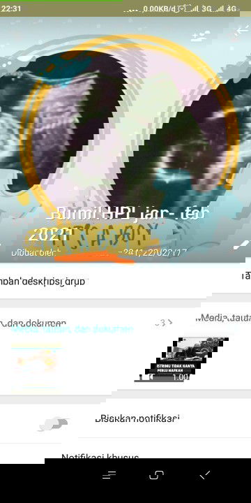 Join grup HPL Januari-febuari