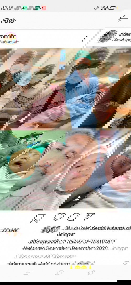 21tahun baru dikaruniai anak