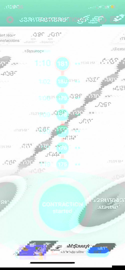 Labor not progressing.