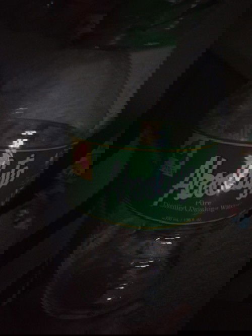 Distilled drinking water