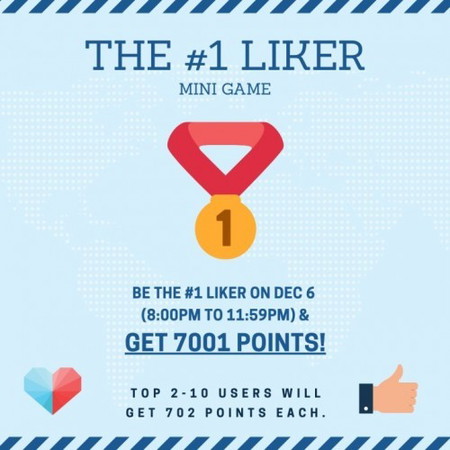 Are You The #1 Liker? mini game