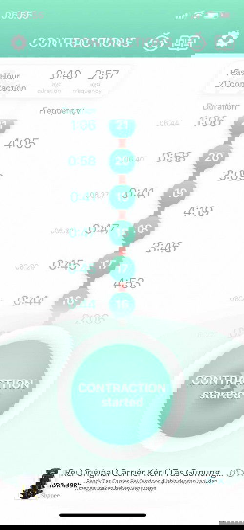 ini kontraksi / bukan ??