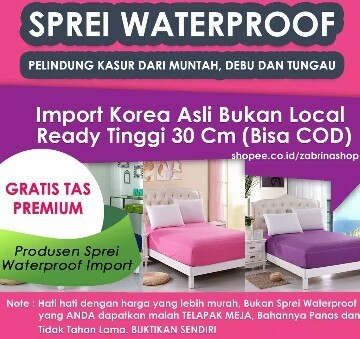 sprei waterproof