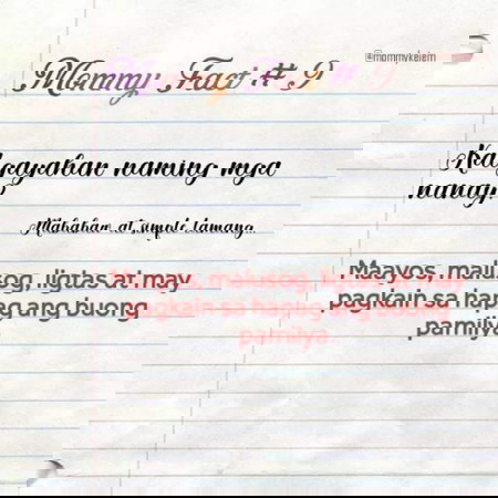 Ano nagpapasaya sa'yo Nay?