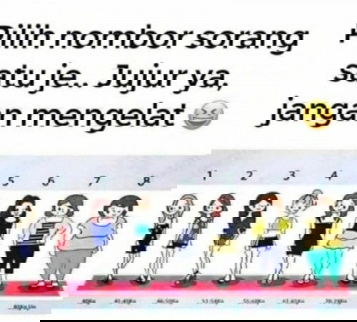 Jangan Mengelat ye..