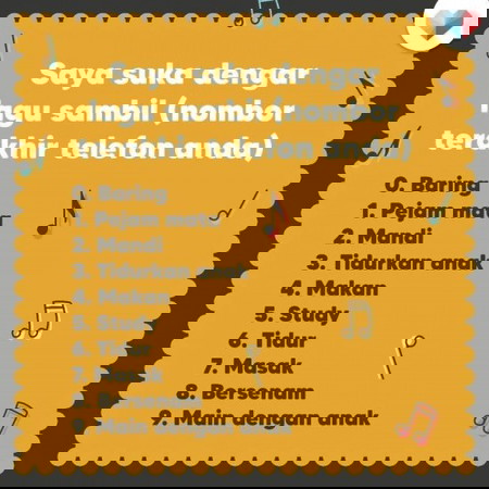 Masukkan nombor terakhir telefon anda📲