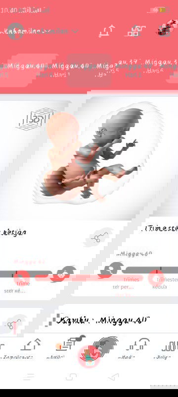 Tepat hpl tapi belum lahir