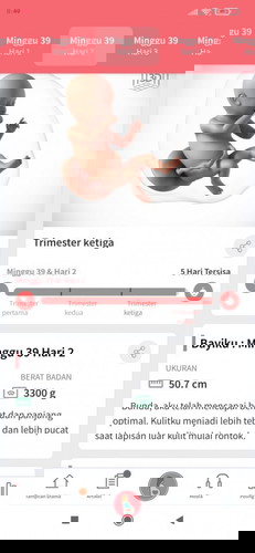 Blm ada tanda" mau lahiran pdahal beberapa hari lagi hpl nya