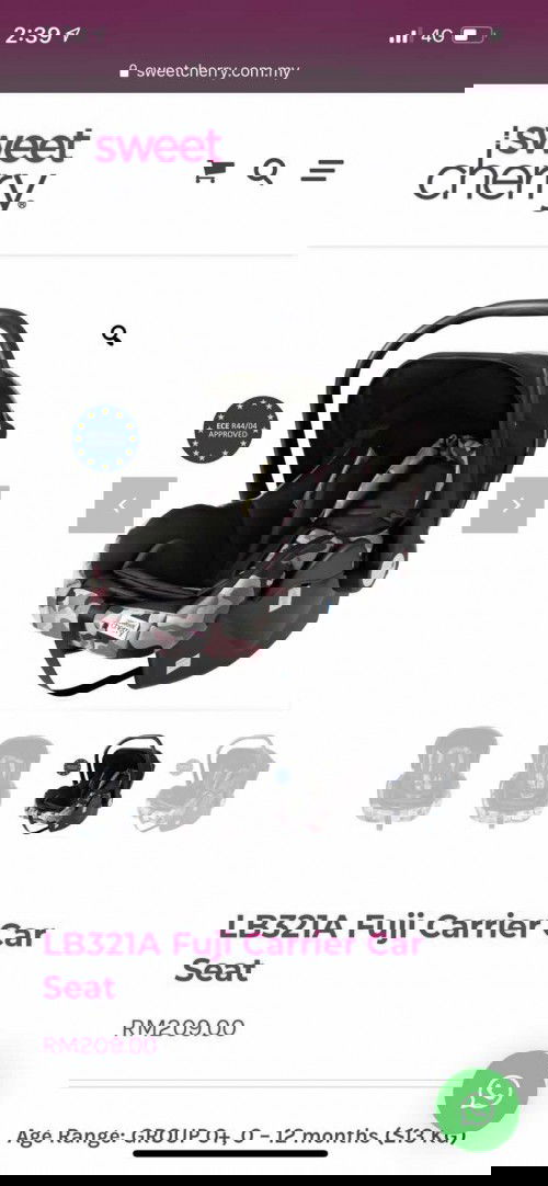 LET GO SWEETCHERRY CAR CARRIER MURAH