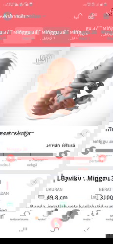 Mendekati persalinan