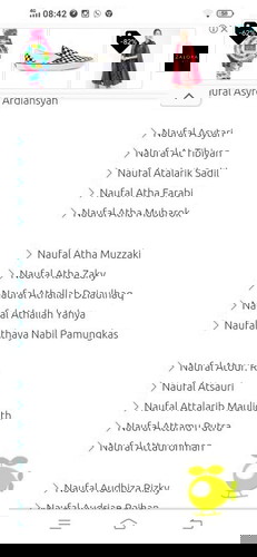 Nama bayi laki laki Islam awal huruf N tiga kata