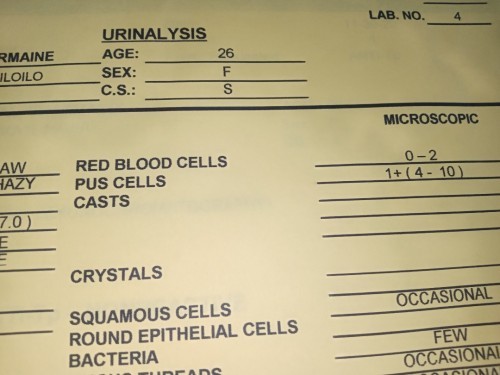 urine Lab result