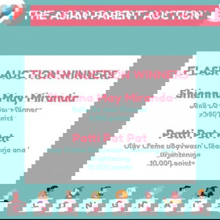 WINNER Announcement: Flash Auction