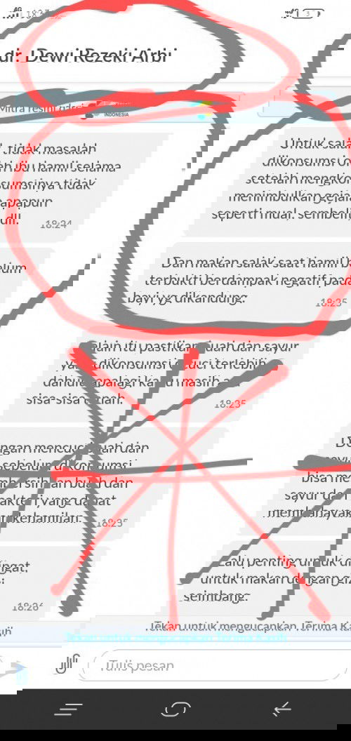 makan buah salak bkin janin budug / borokan