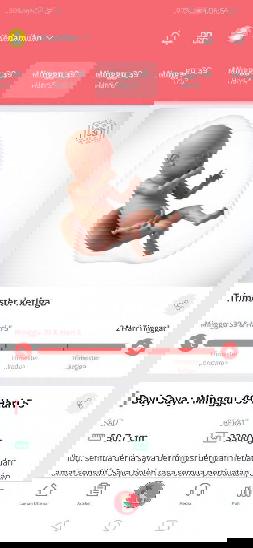 Tunggu Hari ni. Td kul 6am g tnds tgk ada cket lendir putih n sket je darah. Tp xrs sakit