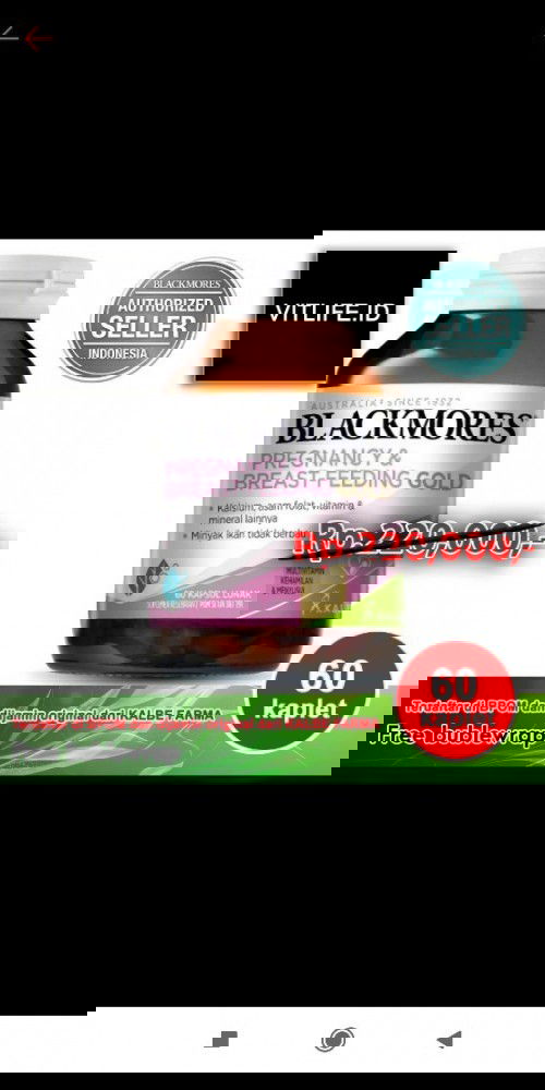 Blackmores untuk ibu hamil