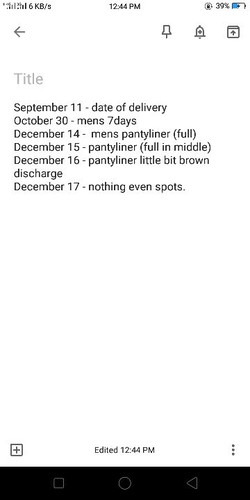 Menstruation