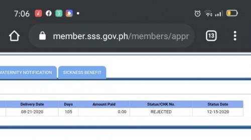 SSS MATERNITY