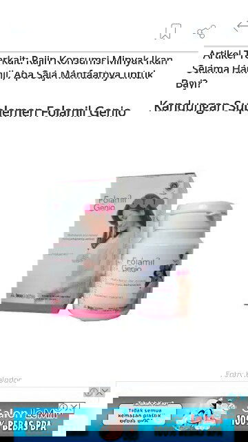 Bunda saran dong,aku hamil anak pertama baru 5 minggu,bagusnya minum folamil genio trimester kberapa