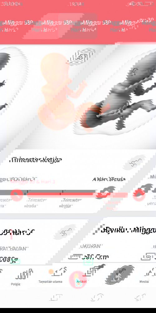 Cemas nunggu utun lounching