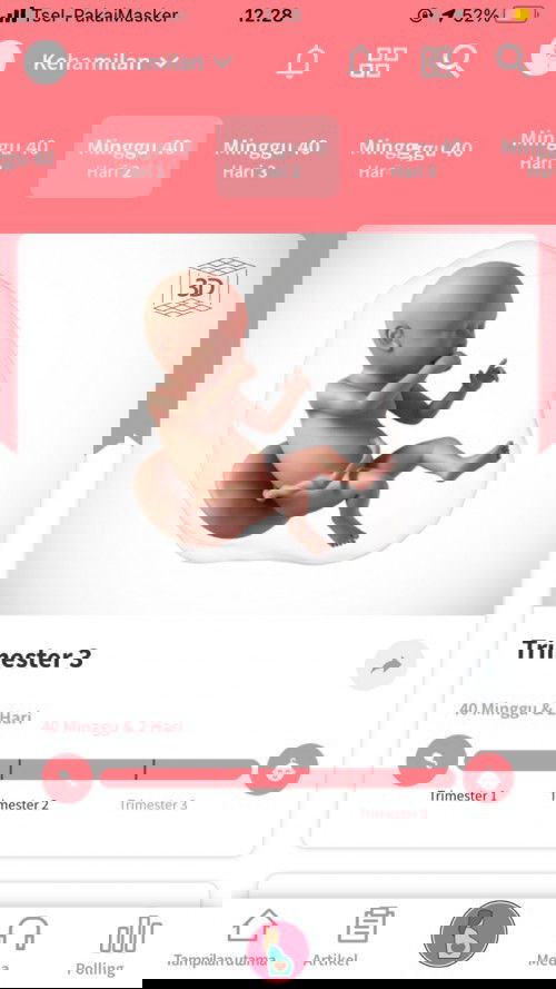 Menanti launcing anak pertama