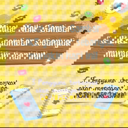 500 POIN PERCUMA untuk 3 PENGGUNA TERBANYAK!