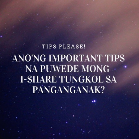 Tips para sa manganganak