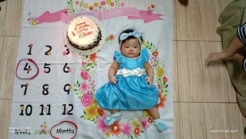 Happy 4 months baby athena