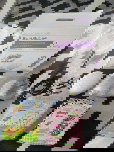 Pompa ASI Real Bubee, Kantong Asi & Apron Menyusui