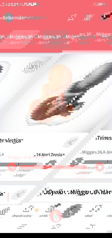 Posisi kepala Debay masih sungsang