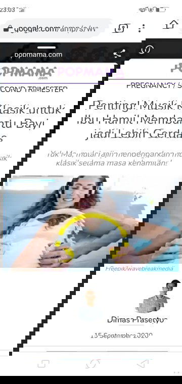 Betul ke Muzik Klasik bantu bayi dalam kandungan cerdas?