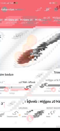 Udh 20week tapi belum ngerasain tendangan Si dedek utun