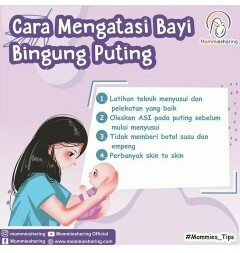 Cara mengatasi bayi bingung puting