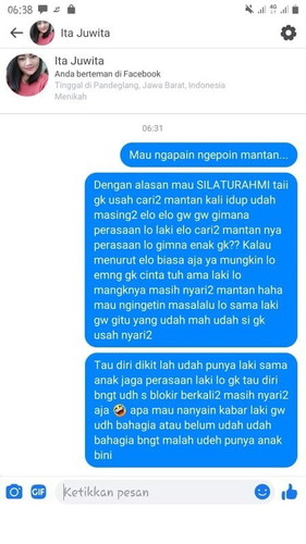 Greget gk sih sma mantan laki gk tau diri