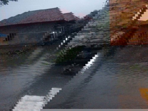 Banjiran di kampung cerebon