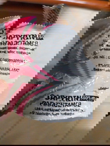 Dapyrin paracetamol 500mg untuk busui