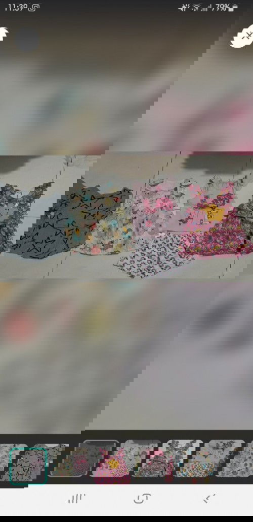 Preloved baju anak perempuan sekitar umur 6bln smp 1thn