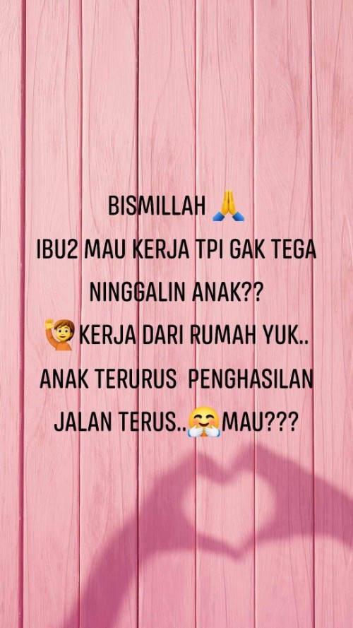Yg minat aja yaa